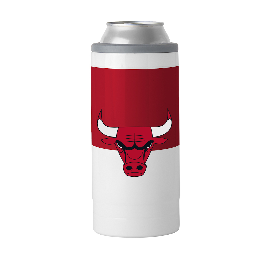 Chicago Bulls Colorblock 12 oz. Slim Can Coolie