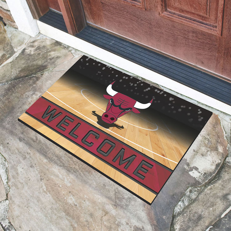 Chicago Bulls Recycled Crumb Rubber Door Mat