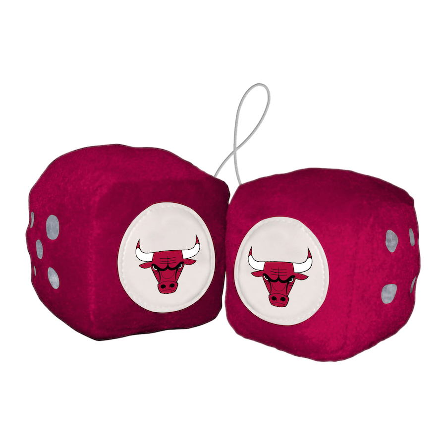 Chicago Bulls Fuzzy Dice