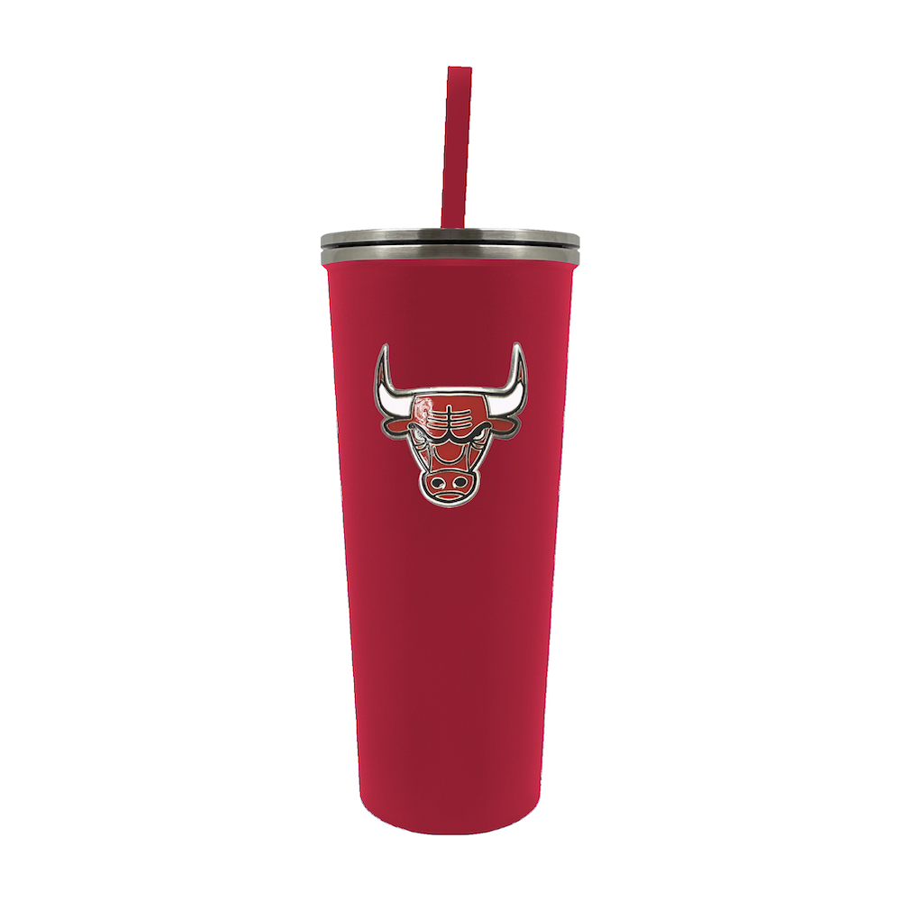 Chicago Bulls 24 oz Team Color Skinny Tumbler