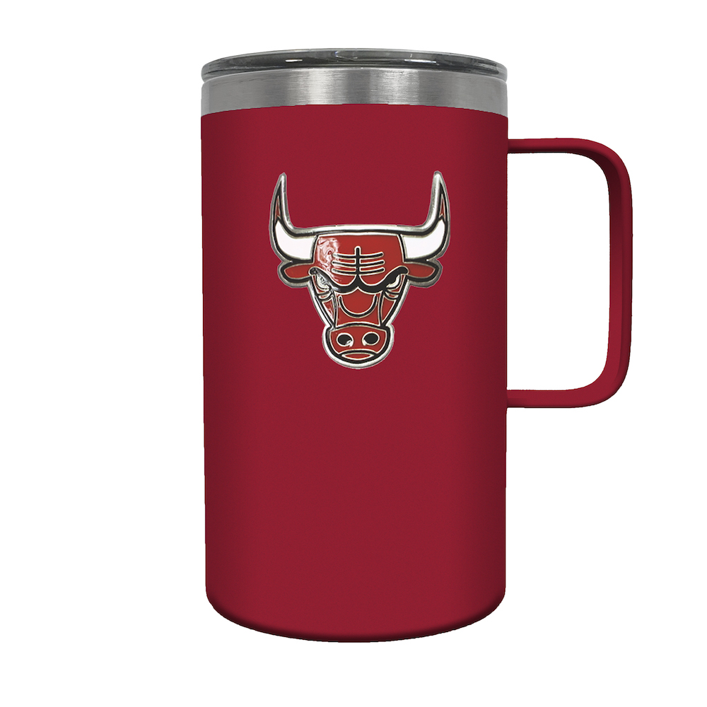 Chicago Bulls 18 oz HUSTLE Travel Mug - Team Color