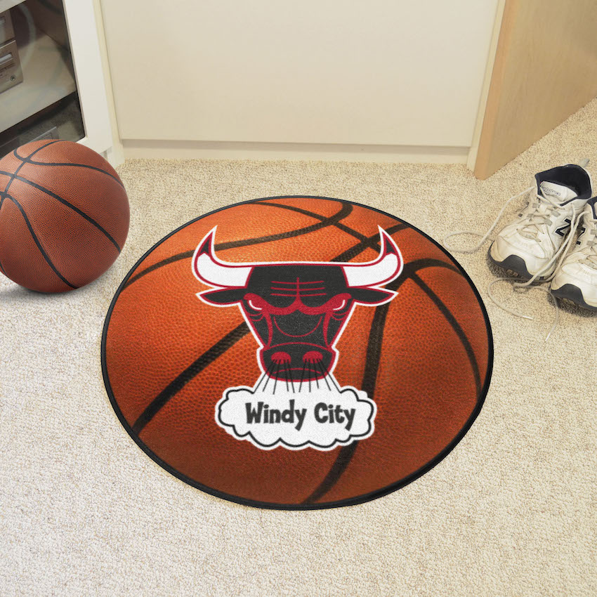 Chicago Bulls Vintage Basketball Mat - Throwback Logo