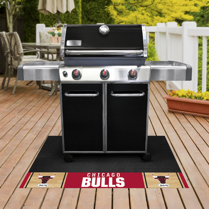 Chicago Bulls Vintage Grill Mat - Throwback Logo