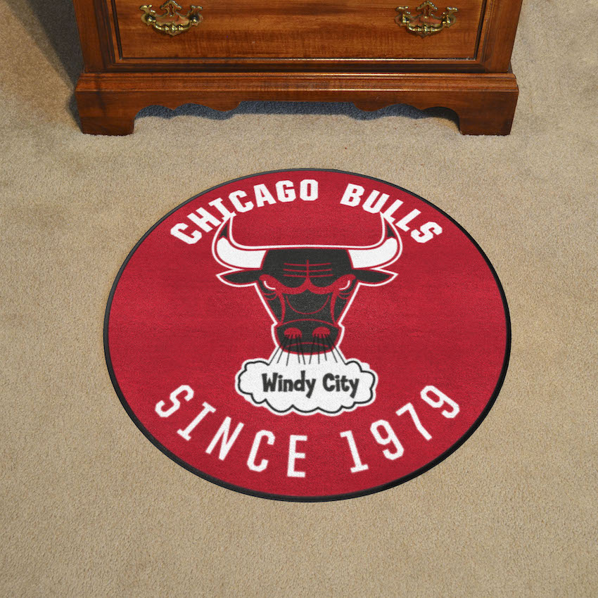 Chicago Bulls Vintage Roundel Mat - Throwback Logo