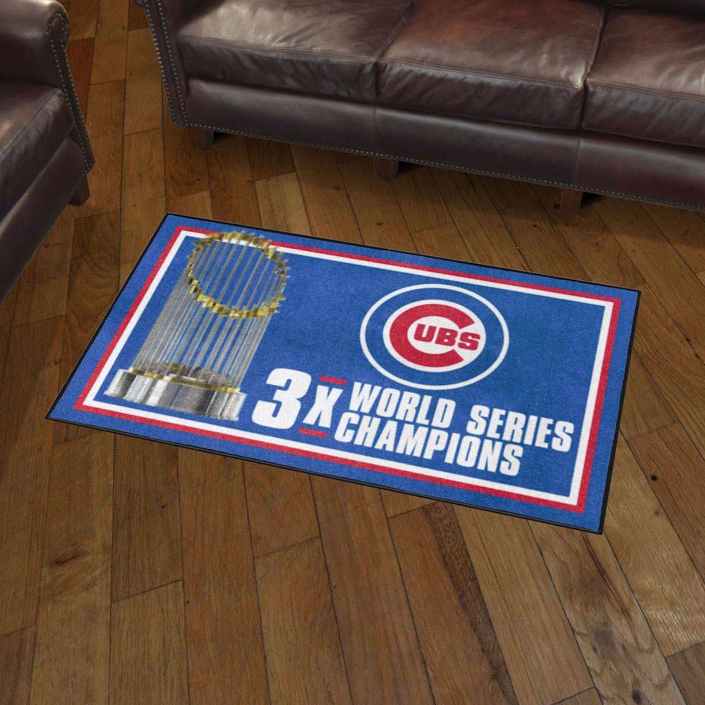 Chicago Cubs 3 x 5 DYNASTY Area Rug