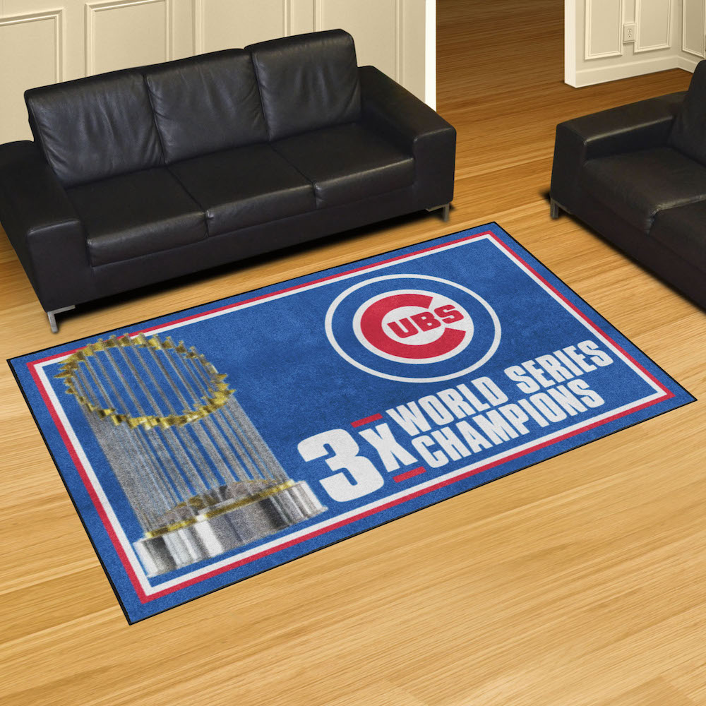 Chicago Cubs 5 x 8 DYNASTY Area Rug