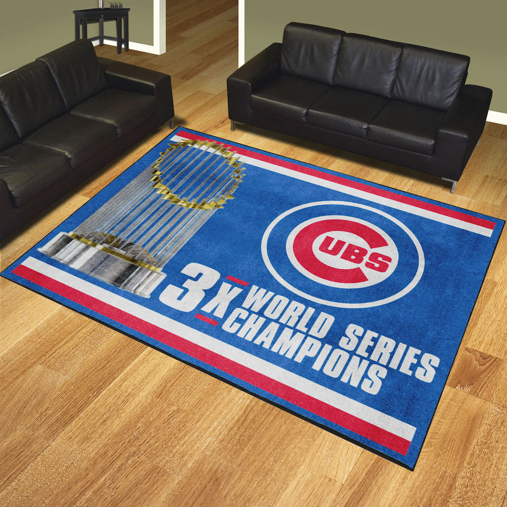 Chicago Cubs 8 x 10 DYNASTY Area Rug