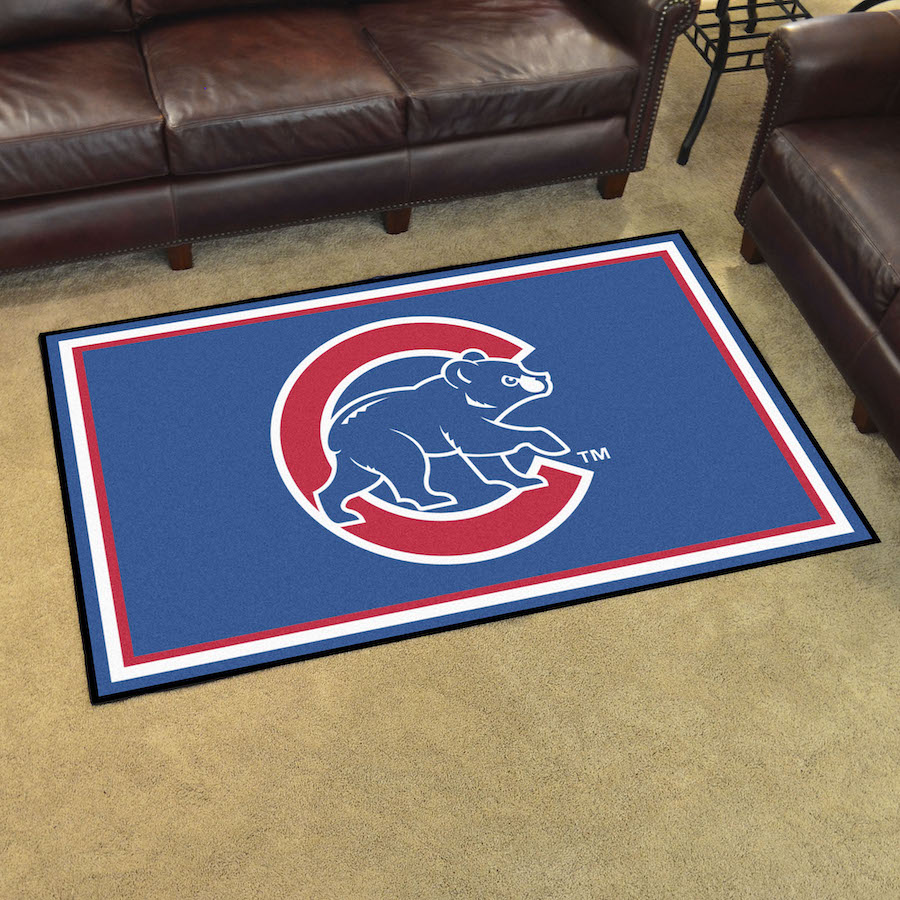 Chicago Cubs ALT LOGO 4x6 Area Rug