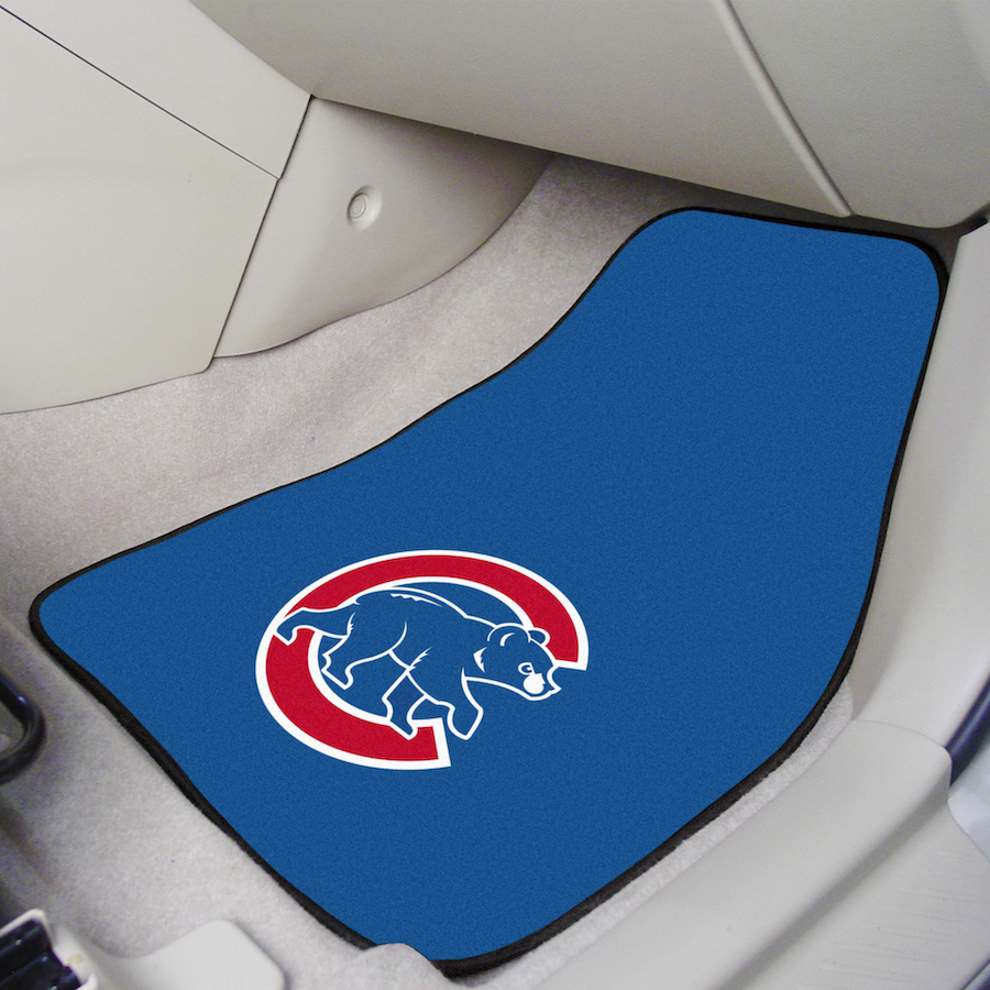 Chicago Cubs ALT LOGO Car Floor Mats 18 x 27 Carpeted-Pair