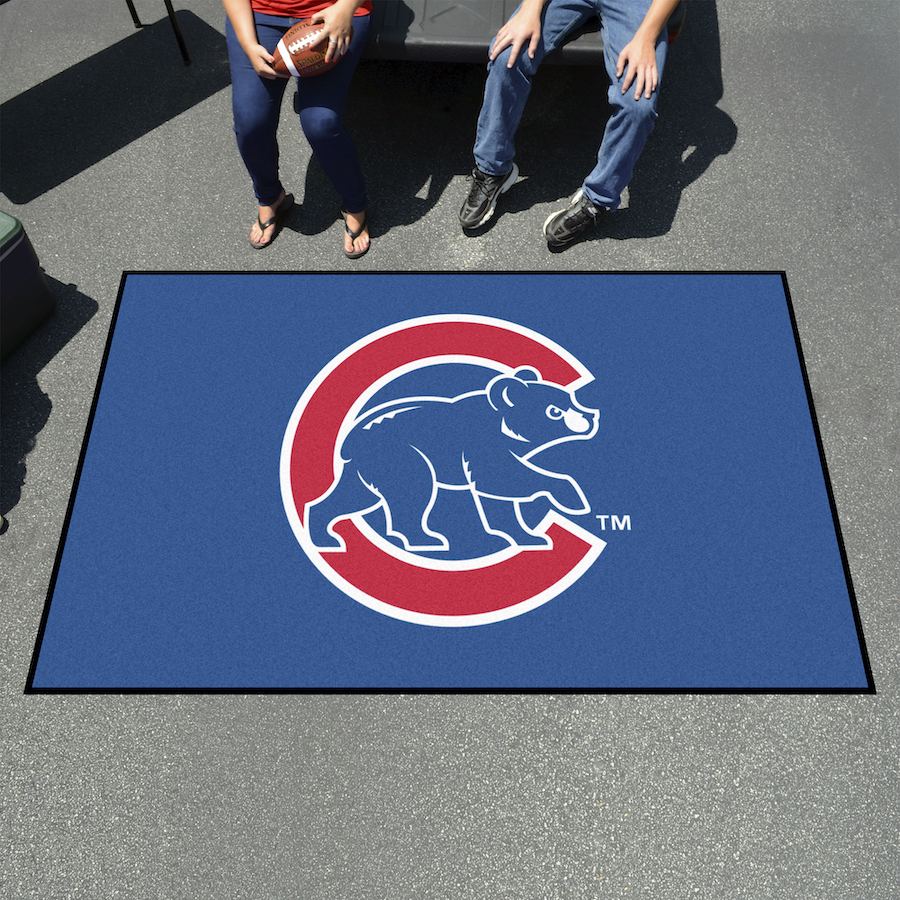 Chicago Cubs ALT LOGO UTILI-MAT 60 x 96 Rug