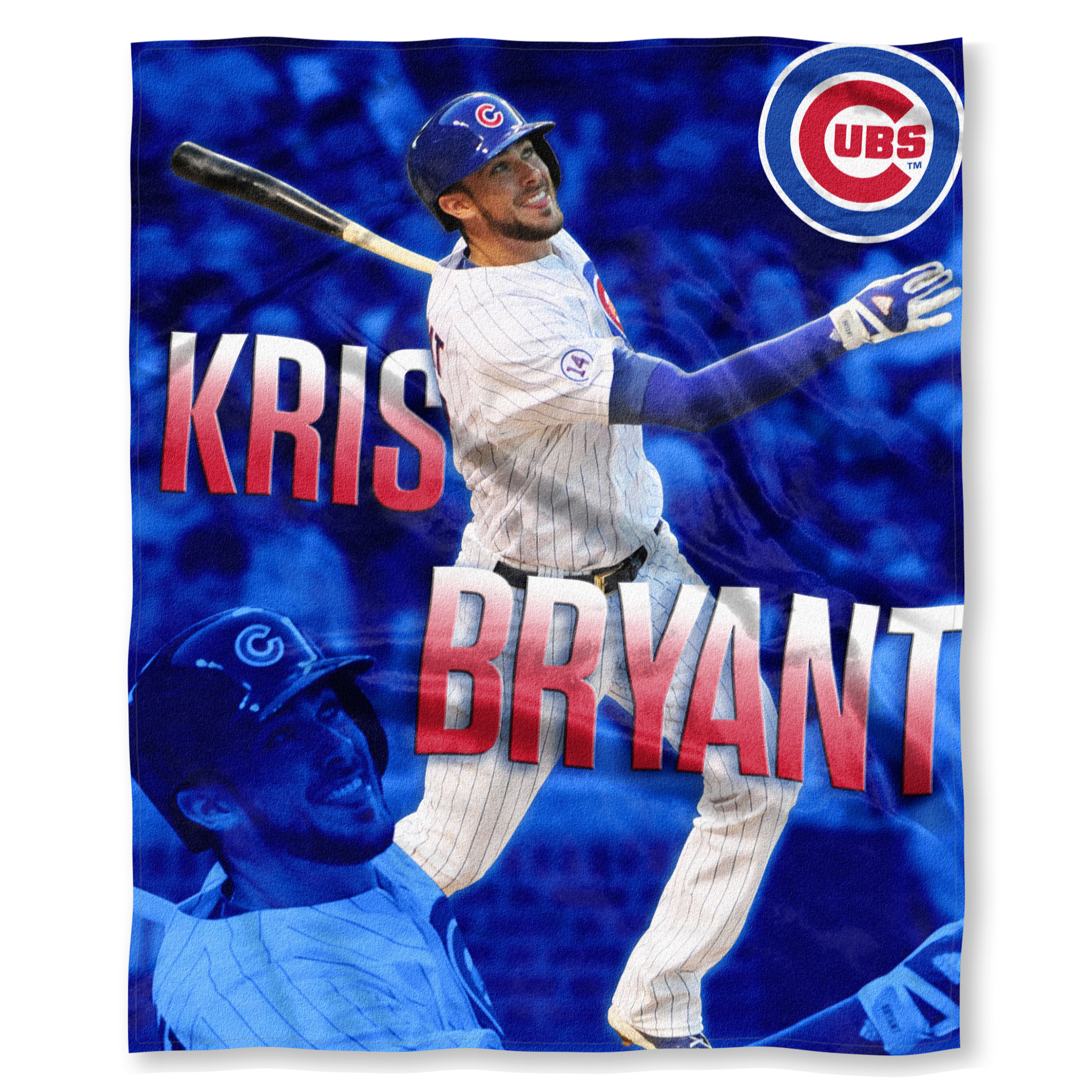 Chicago Cubs Kris Bryant Silk Touch Throw Blanket 50 x 60