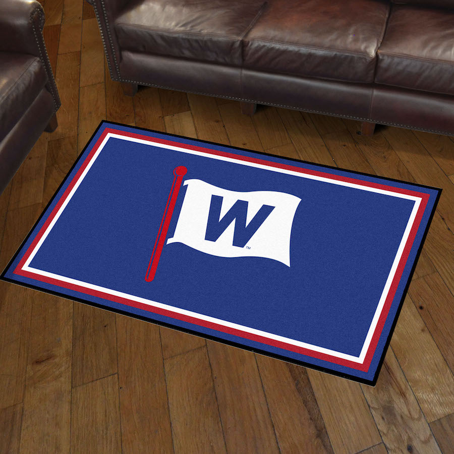 Chicago Cubs FLY THE W 3x5 Area Rug