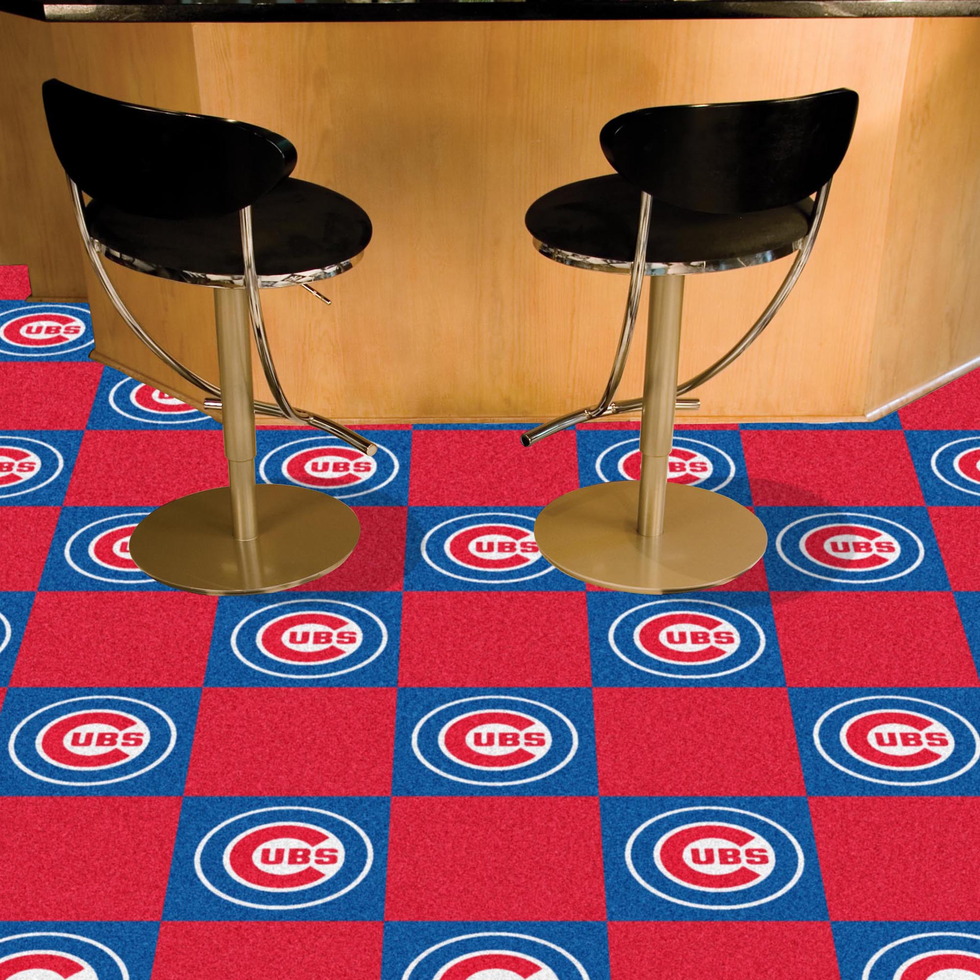 Chicago Cubs Carpet Tiles 18x18 in.