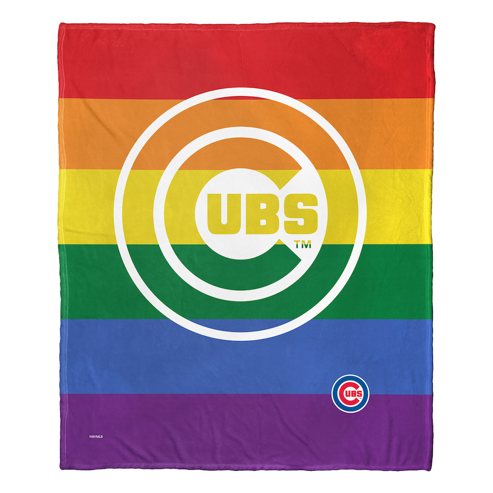 Chicago Cubs CELEBRATE Silk Touch Throw Blanket 50 x 60 inch