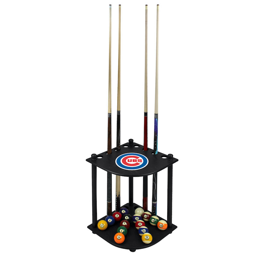 Chicago Cubs Corner Cue Rack