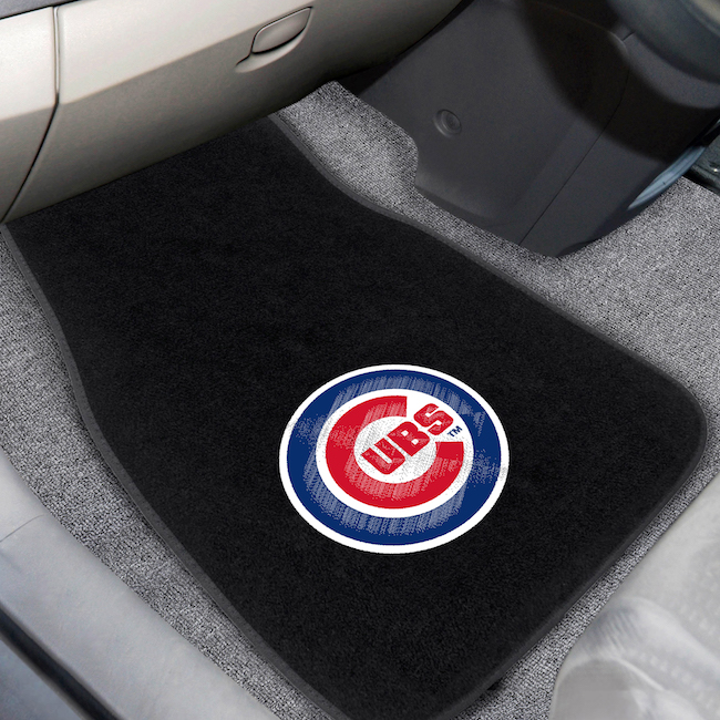 Chicago Cubs Car Floor Mats 17 x 26 Embroidered Pair