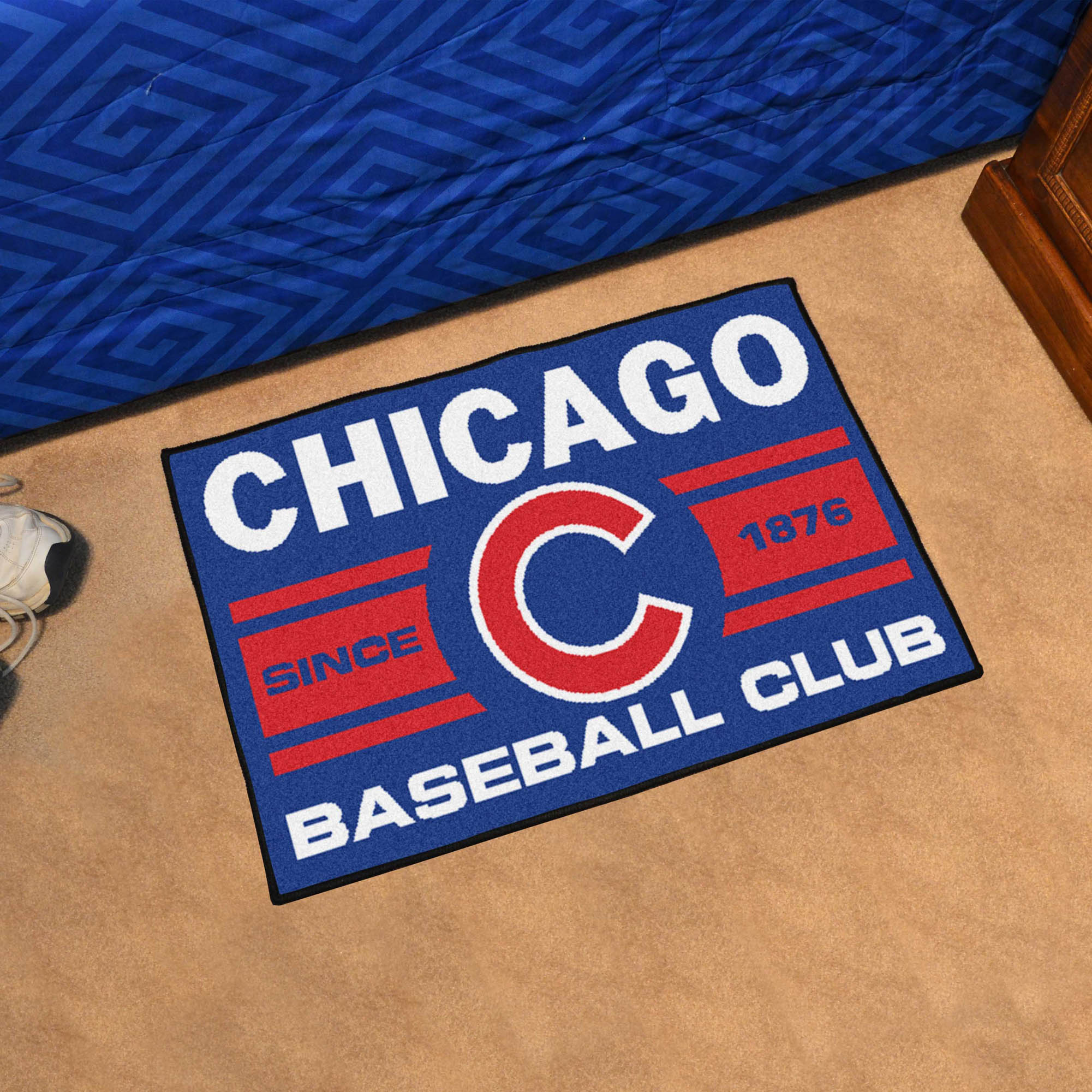 Chicago Cubs UNIFORM Themed Floor Mat