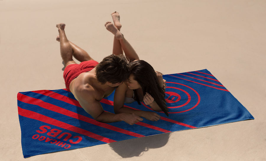 Chicago Cubs Oversized Beach Towel and Mat