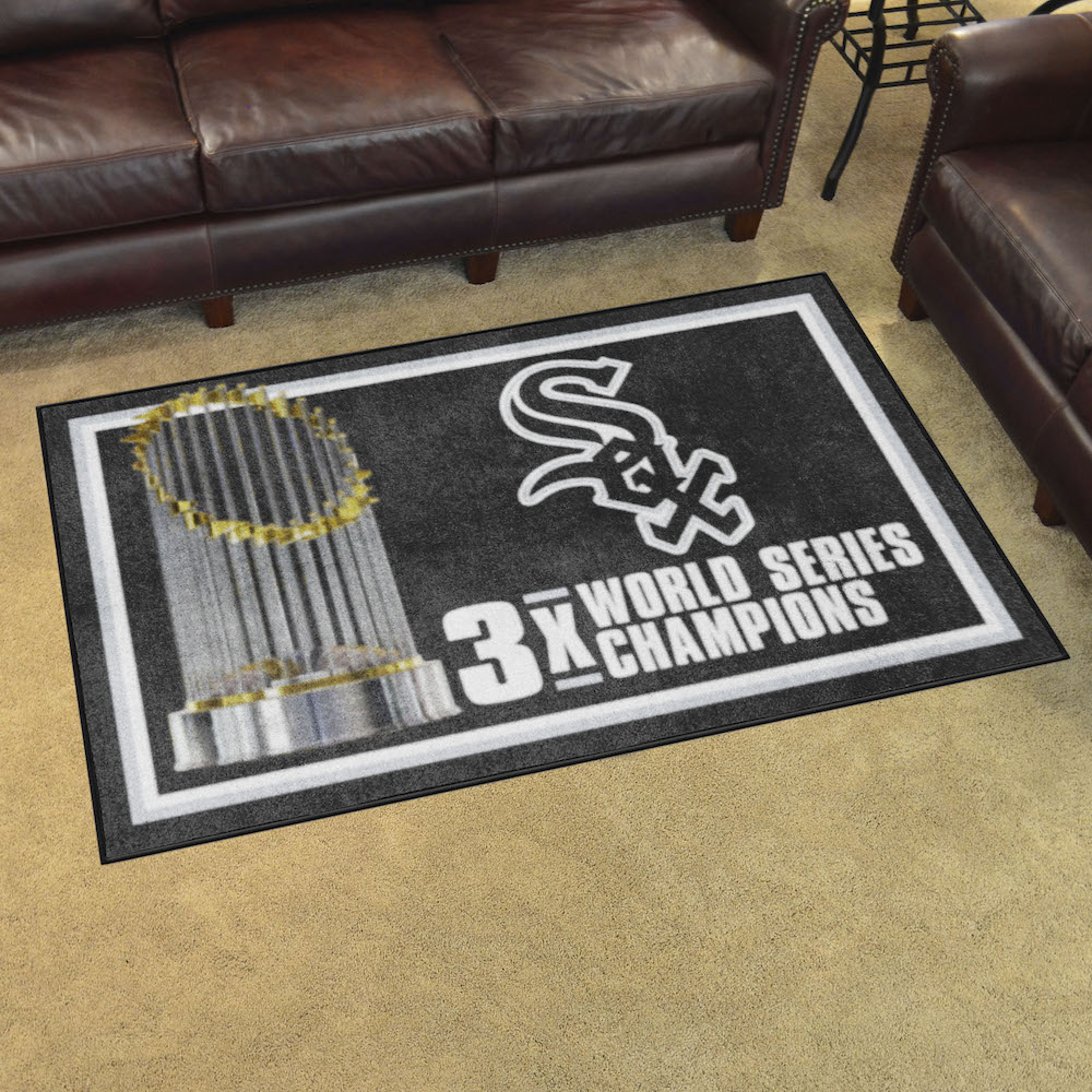 Chicago White Sox 4 x 6 DYNASTY Area Rug