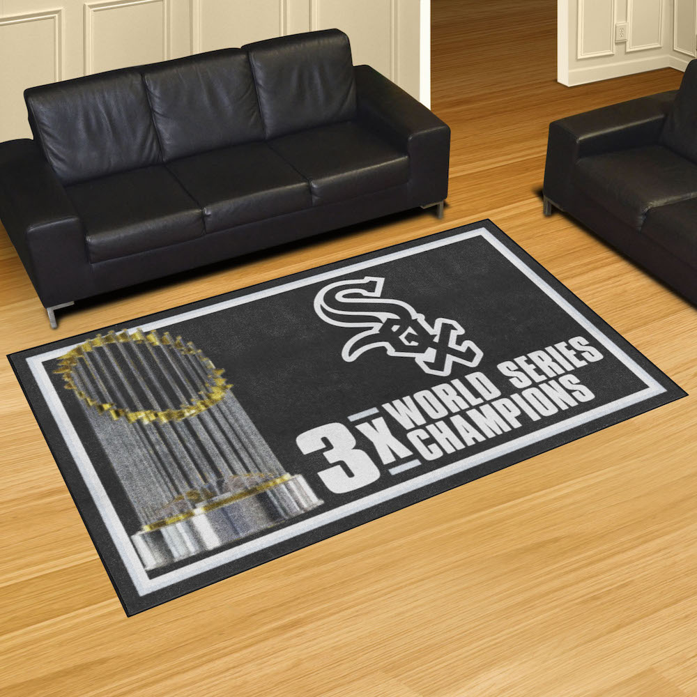 Chicago White Sox 5 x 8 DYNASTY Area Rug