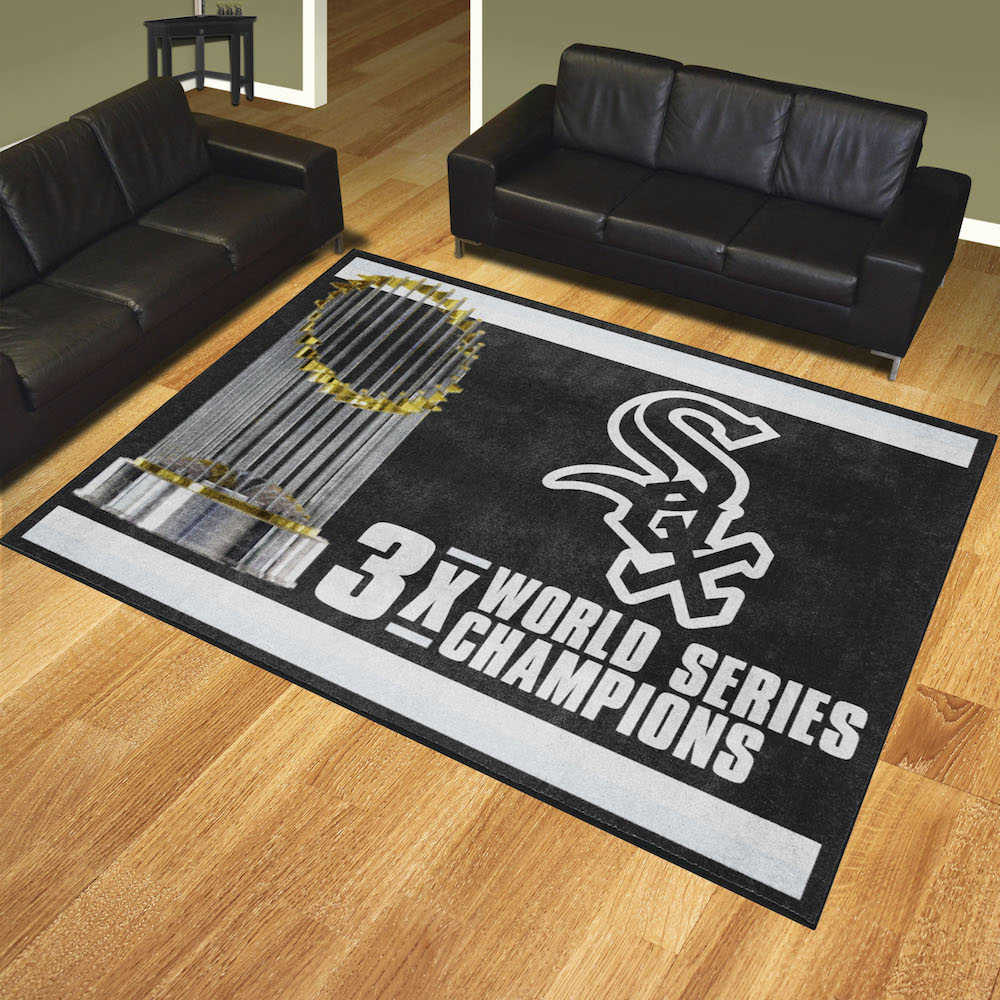 Chicago White Sox 8 x 10 DYNASTY Area Rug