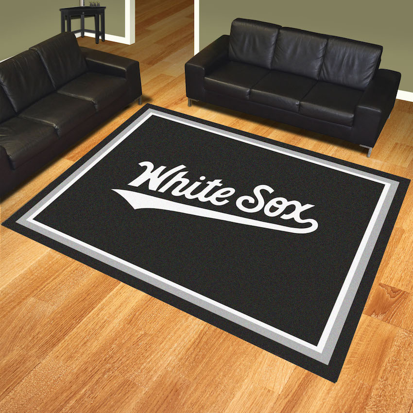 Chicago White Sox ALT LOGO Ultra Plush 8x10 Area Rug