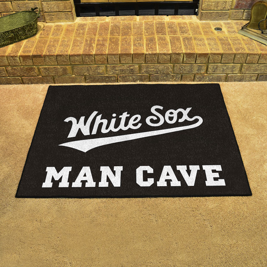 Chicago White Sox ALT LOGO ALL STAR 34 x 45 MAN CAVE Floor Mat