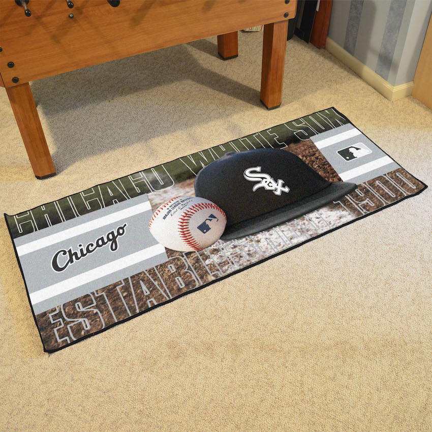 Chicago White Sox ALT LOGO 30 x 72 Baseball Carpet Runner