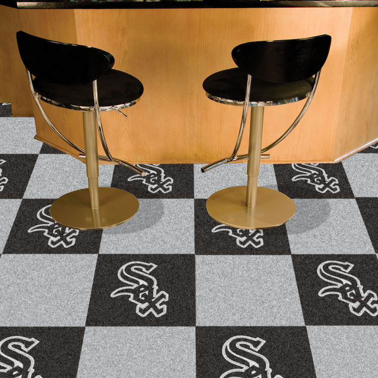 Chicago White Sox Carpet Tiles 18x18 in.