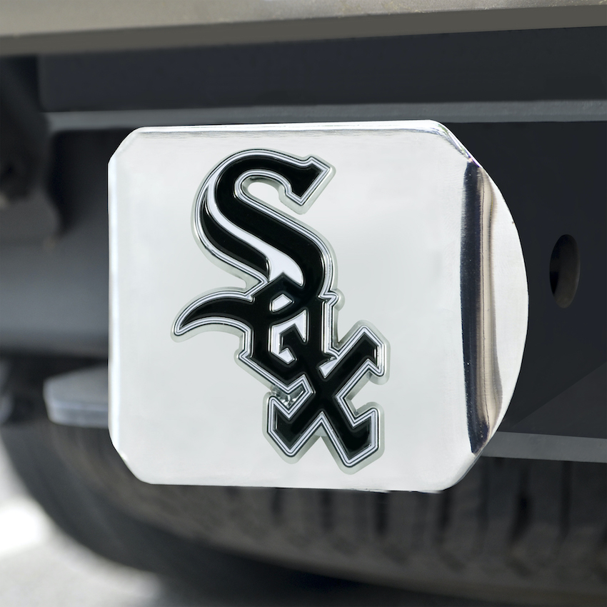 Chicago White Sox Color Chrome Trailer Hitch Cover