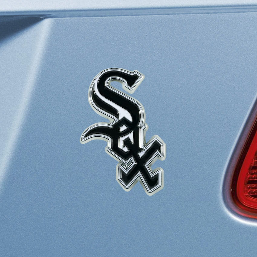 Chicago White Sox Color Metal Auto Emblem