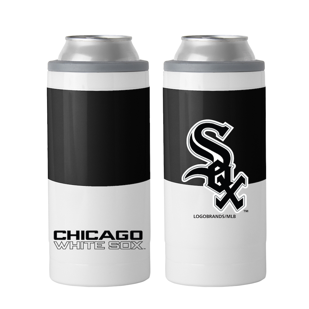 Chicago White Sox Colorblock 12 oz. Slim Can Coolie