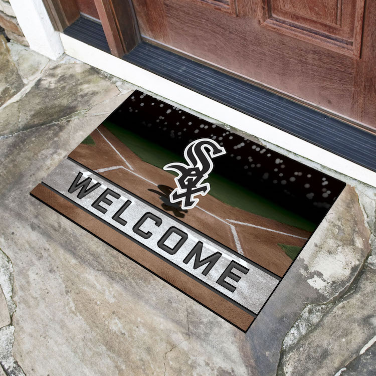 Chicago White Sox Recycled Crumb Rubber Door Mat