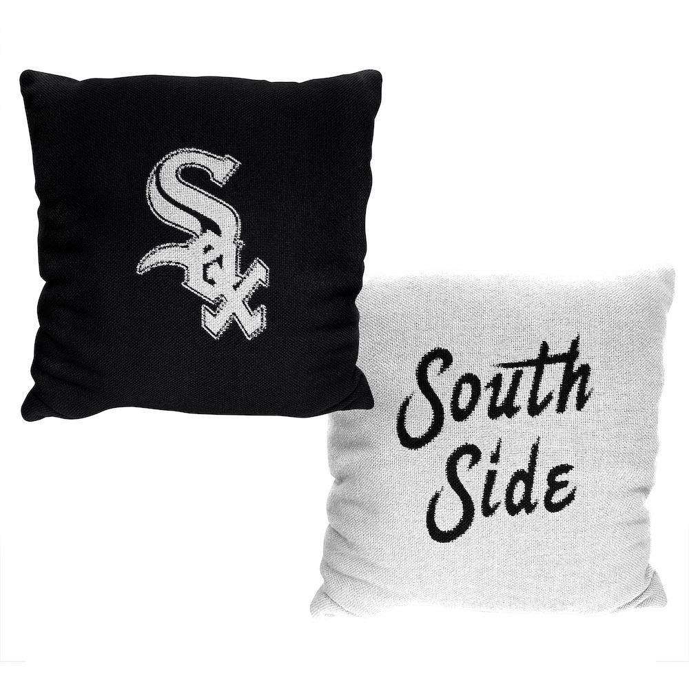 Chicago White Sox Double Sided INVERT Woven Pillow