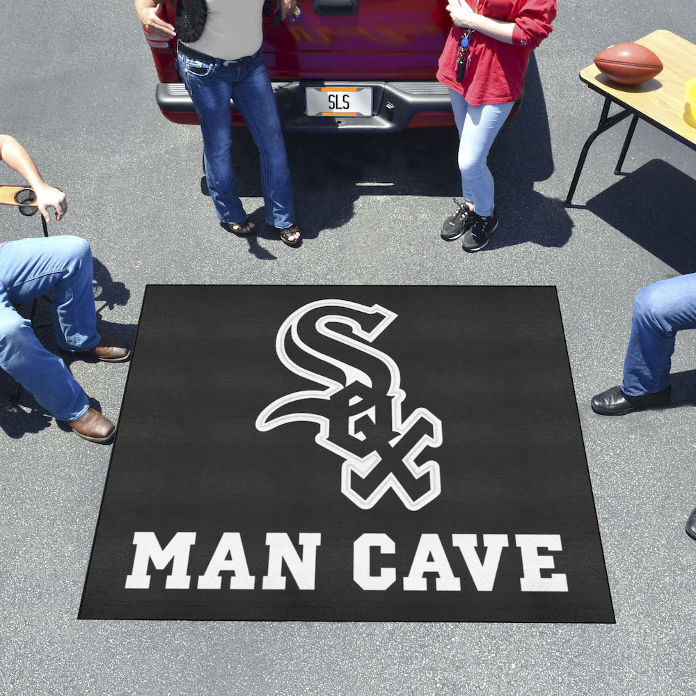 Chicago White Sox MAN CAVE TAILGATER 60 x 72 Rug