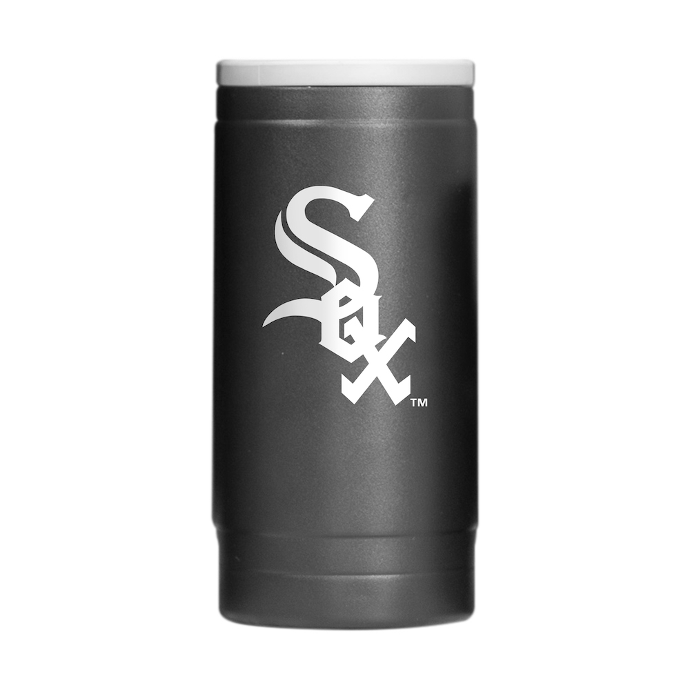 Chicago White Sox Powder Coated 12 oz. Slim Can Coolie
