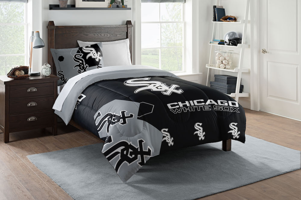 Chicago White Sox Twin Comforter Set with Sham