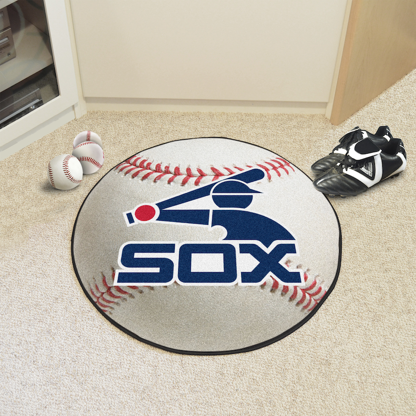 Chicago White Sox MLBCC Vintage Baseball Mat Throwback Logo