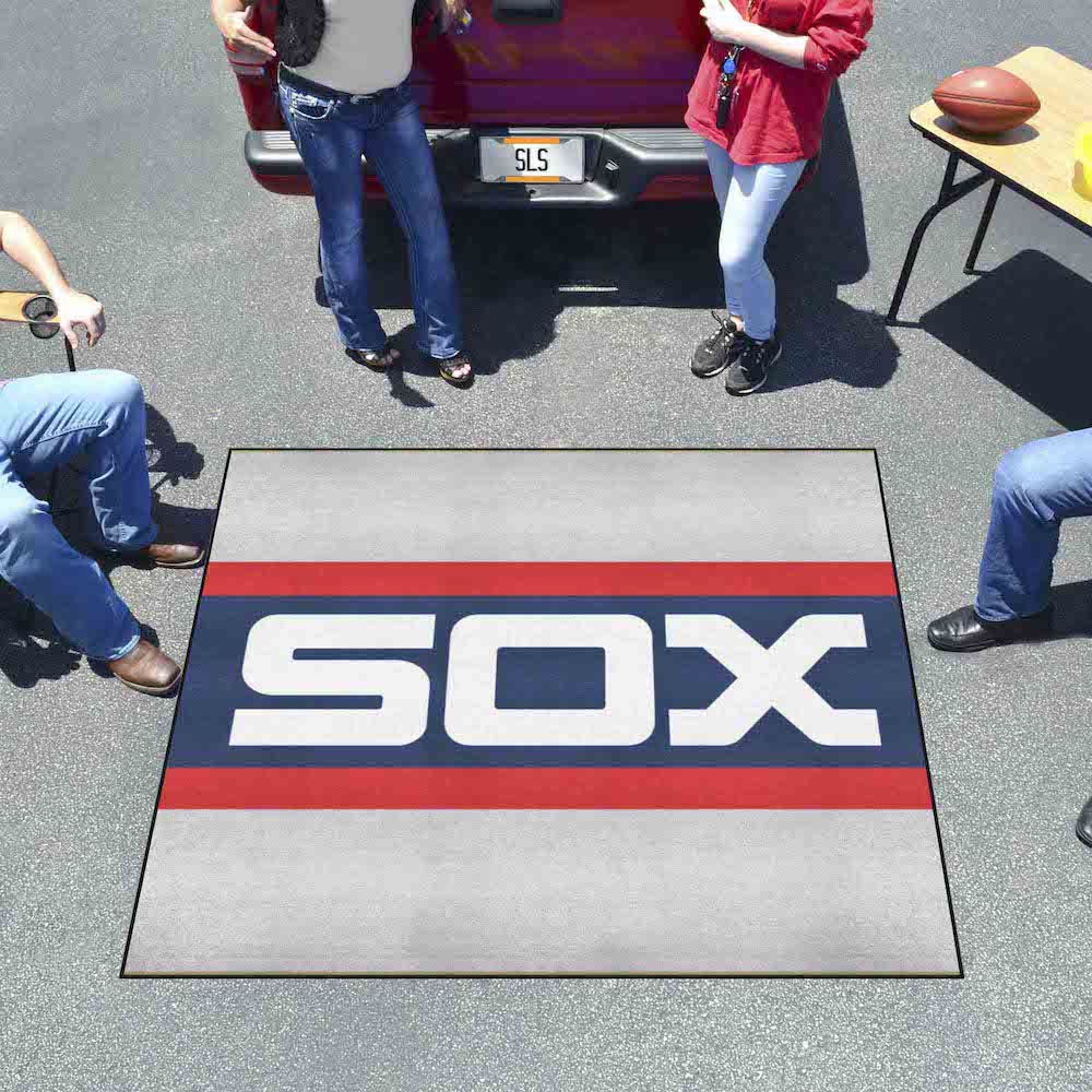 Chicago White Sox MLBCC Vintage TAILGATER 60 x 72 Rug Throwback Logo