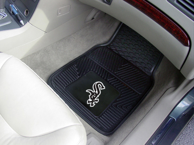 Chicago White Sox Car Floor Mats 18 x 27 Heavy Duty Vinyl Pair