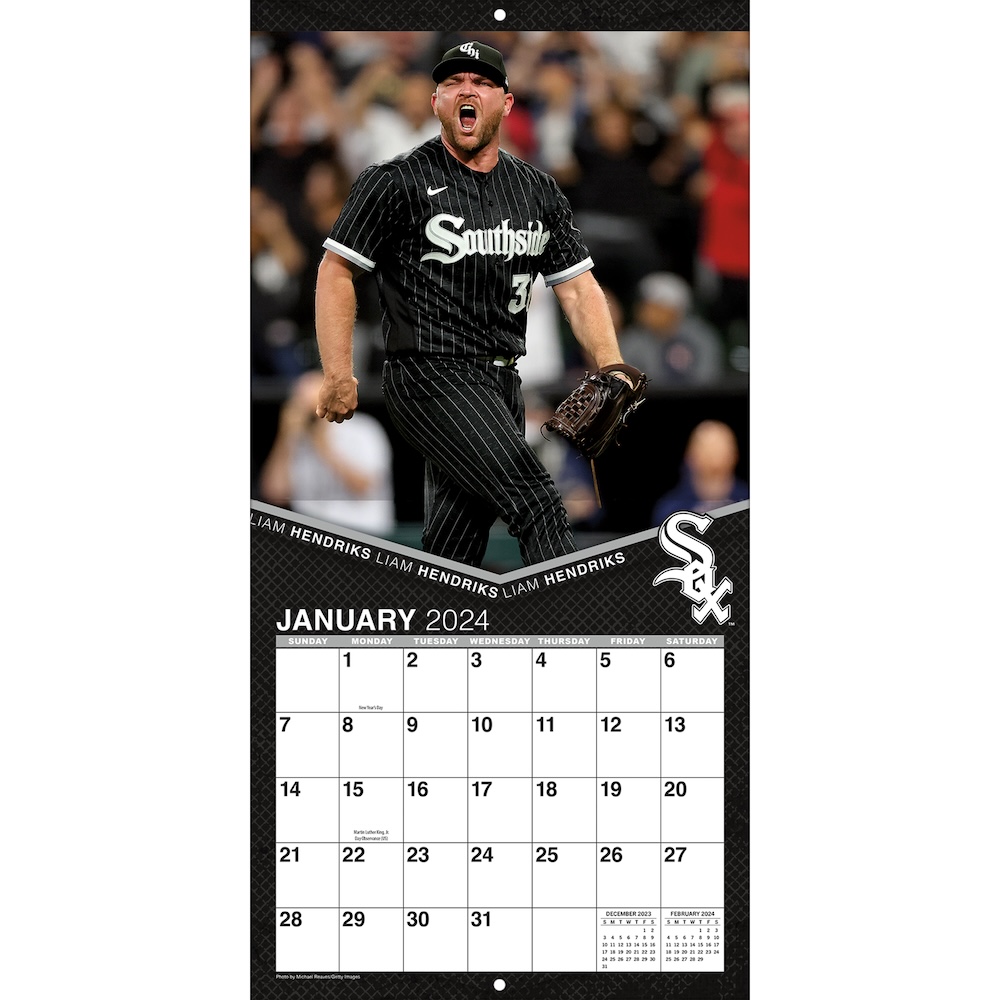 Chicago White Sox 2025 MLB Team Wall Calendar