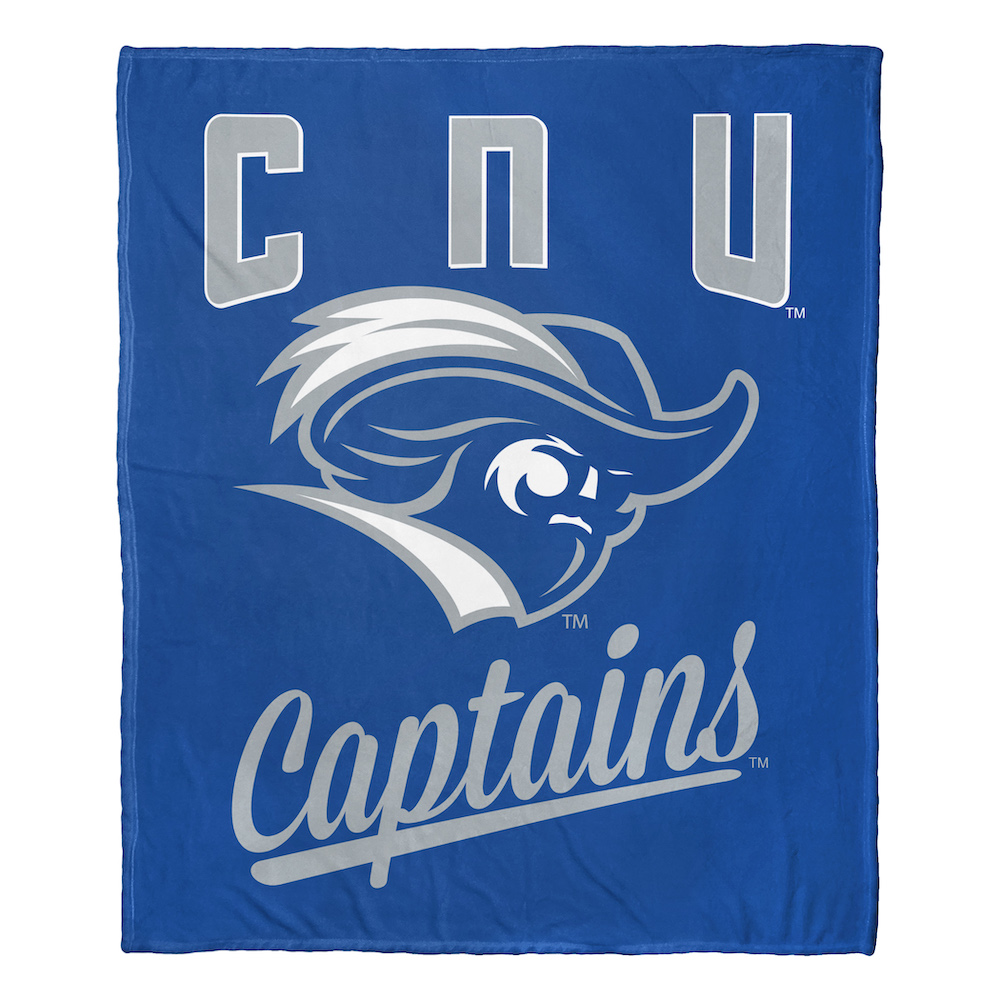 Christopher Newport Captains ALUMNI Silk Touch Throw Blanket 50 x 60 inch