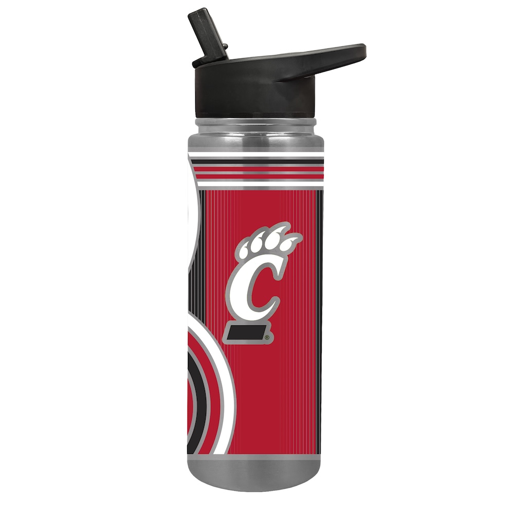 Cincinnati Bearcats COOL VIBES 24 oz Thirst Hydration Water Bottle