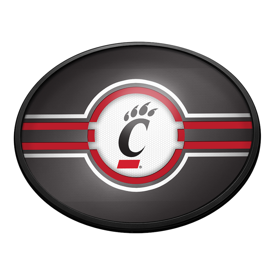 Cincinnati Bearcats Slimline LED Wall Sign ~ OVAL PRIMARY