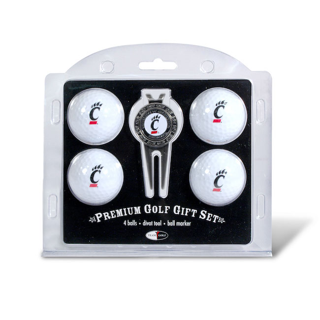 Cincinnati Bearcats 4 Golf Ball and Divot Tool Set