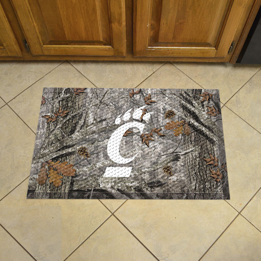 Cincinnati Bearcats Camo Style SCRAPER Door Mat