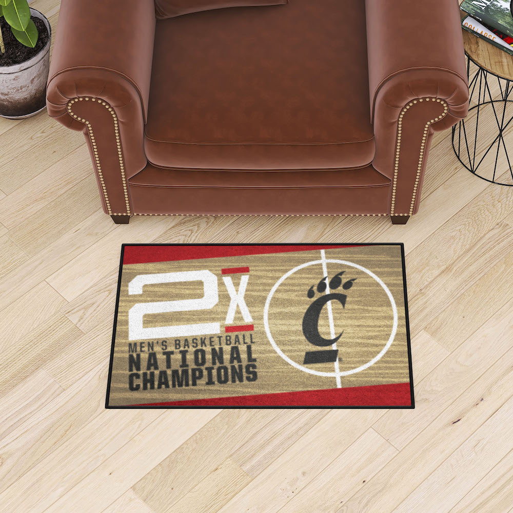 Cincinnati Bearcats 20 x 30 DYNASTY Starter Floor Mat