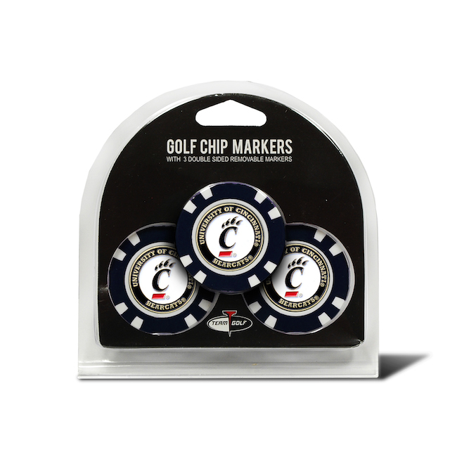 Cincinnati Bearcats 3 Pack Golf Chips