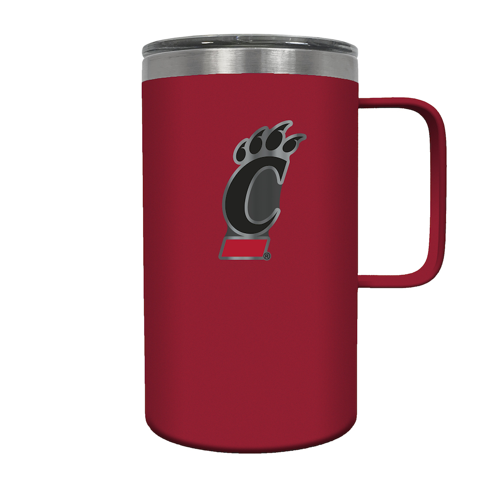 Cincinnati Bearcats 18 oz HUSTLE Travel Mug - Team Color