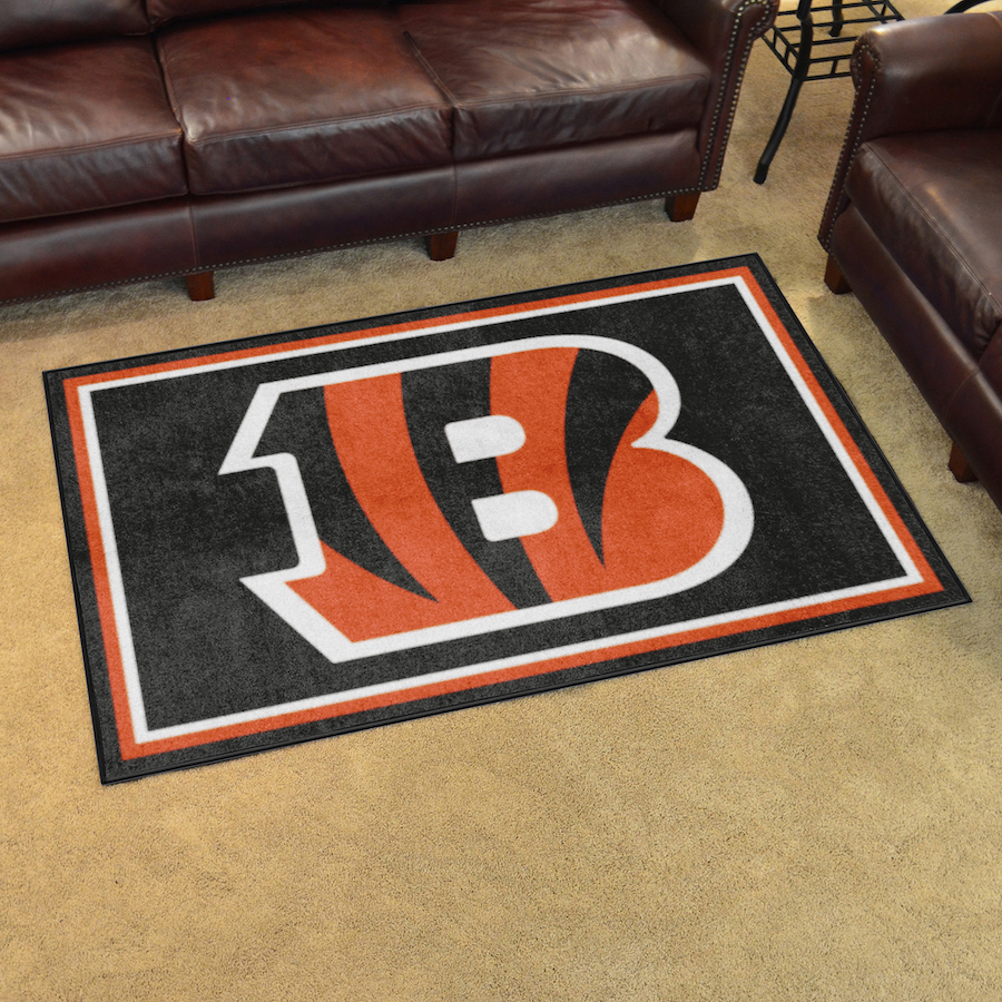 Cincinnati Bengals 4x6 Area Rug